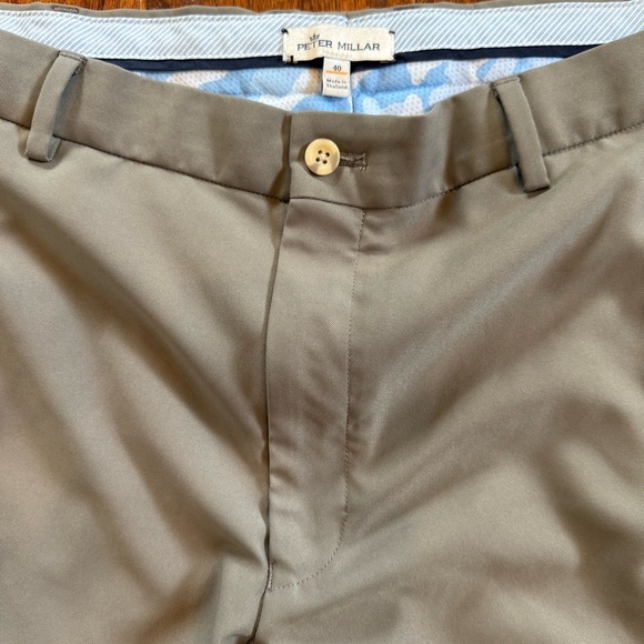 Peter Millar Men’s Surge Performance Golf Shorts Gale Grey Size 40 - Picture 3 of 9